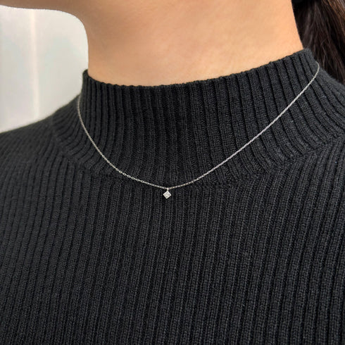 Necklace プラチナ ダイヤモンド ネックレス EP-309